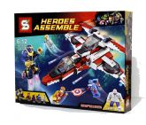 BLOCOS DE MONTAR SY576 SIMILAR AO 76049 - LEGO Super Heroes -  HEROES ASSEMBLE  SUPER HERÓIS TIPO LE