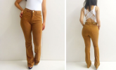 Calça jeans feminina Flare