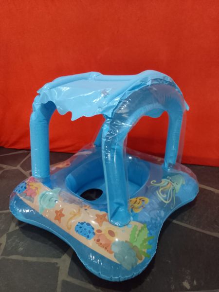 Bóia bebê com cobertura