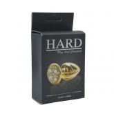 Plug cravejado dourado