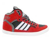 Tênis Adidas Extaball Cano Médio Vermelho e Preto