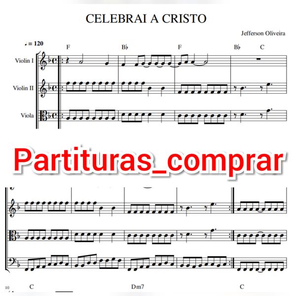 Celebrai a Cristo - Quarteto de cordas