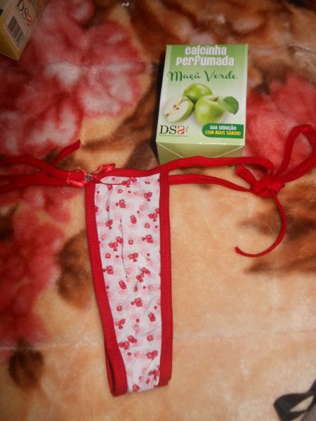 Calcinha Perfumada Maça Verde