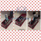 ( VENDIDO )Porta Controle/Pincéis de Maquiagem