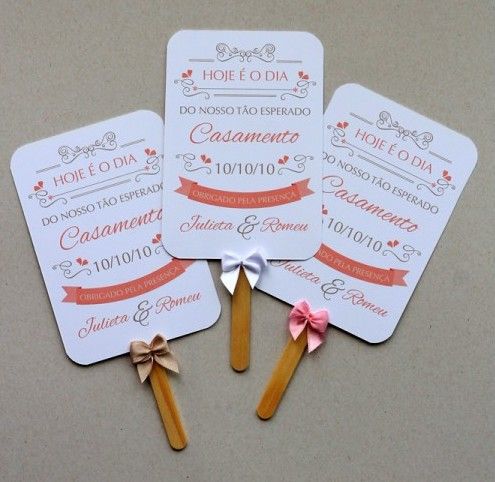 Leque de Papel Personalizado