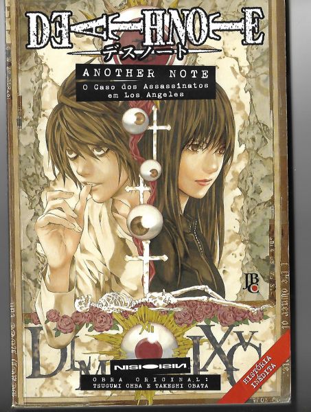 Mangá Death Note Another Note o Caso dos Assassinatos em Los Angeles Especial L