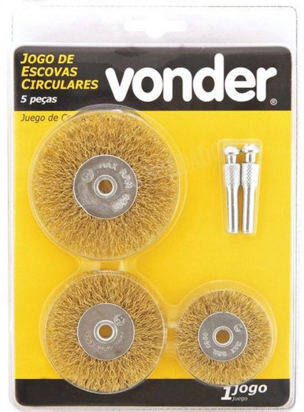 KIT ESCOVA DE AÇO COM 3 - CD-0553