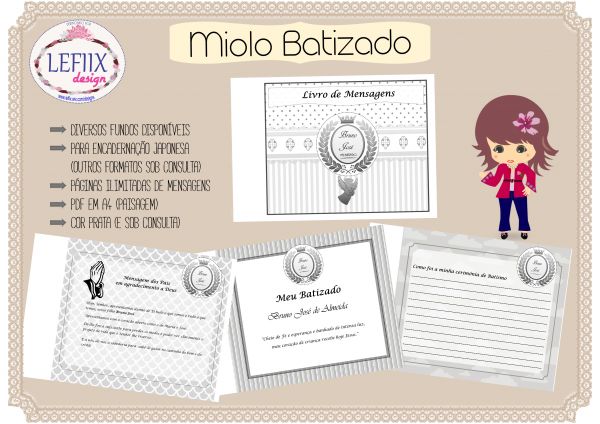 Álbum para Batizado