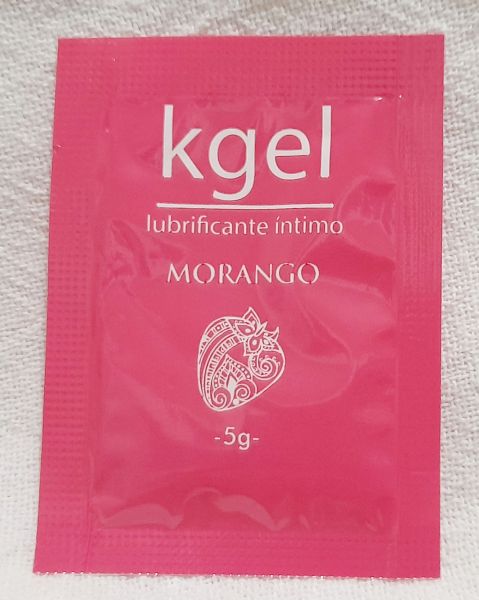 Lubrificante Íntimo Morango Sachê 5 gramas  K-Gel