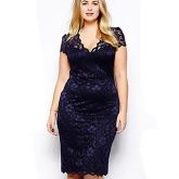 Moda Luxo: Vestido Chifon Rendado, de Ótima Qualidade. Frete Grátis.