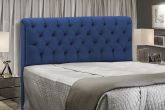 Cabeceira King Paris 195 Veludo Azul 2302 SR Cabec