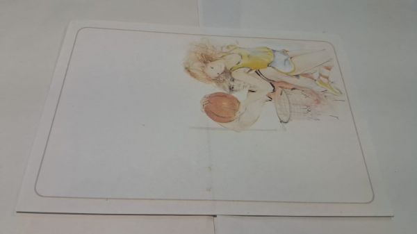 Papel de Carta Jovens Namorados Basquete