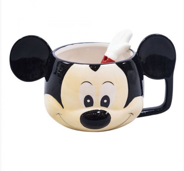 Caneca De Porcelana Rosto Mickey 280ml - Disney