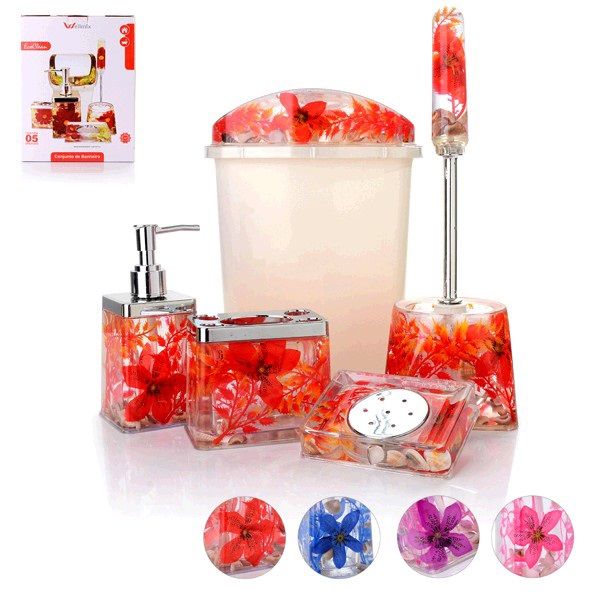 Jogo para Banheiro - 5 pççs