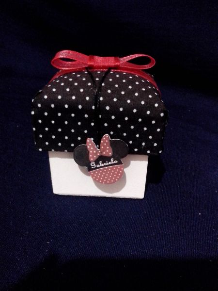 Caixinha MDF Persoanlizada com tecido e pintada à mão