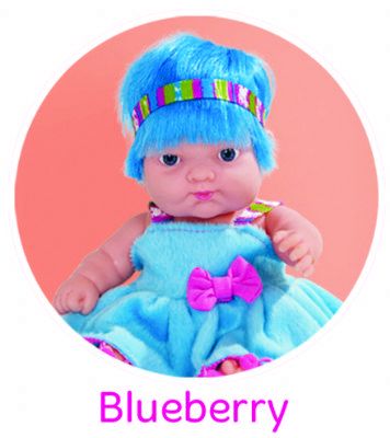 BONECA COL.FRUTINHAS BLUEBERRY CX 28,5CM