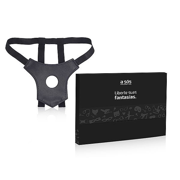 Cinta Strap On Universal para Pênis cor Preta