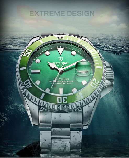 TEVISE RELÓGIO DE LUXO QUARTZO RELÓGIO ESPORTIVO RELÓGIO PARA HOMENS RELÓGIO À PROVA D'ÁGUA