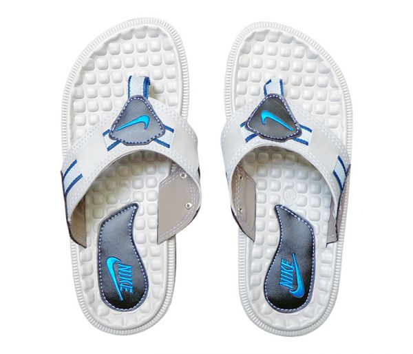 Chinelo Nike 7.0 Prata Azul