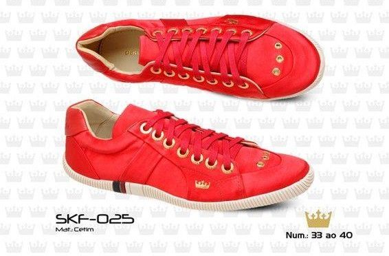 TÊNIS RIVA CETIM ENLUVADO FEM