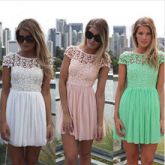 Vestido Com Renda Por Preço Promocional