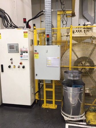 Prensa Excêntrica Usada 100 Tons freio-fricção MINSTER - 400 GPM