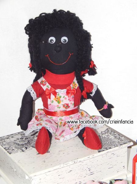Boneca de Pano - Negra