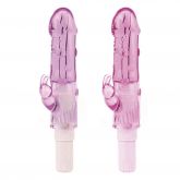 Vibrador Com Estimulador Clitoriano 7,5 X 3,3cm KGel