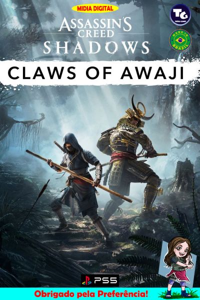 Assassins Creed Shadows + Expansão As Garras de Awaji