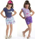 Primavera Verão Blusa e Short