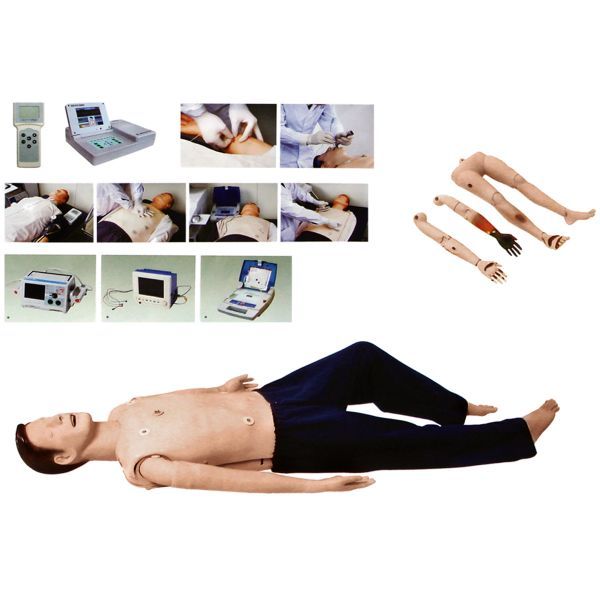 Simulador P/ Treinamento em ACLS c/Controle Remoto-CS/AT/TGD-4025-D