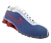 Tênis Nike Shox Turbo V Azul Marinho e Vermelho