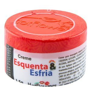 POMADA ESQUENTA E ESFRIA CREME FUNCIONAL 3,5G HOT FLOWERS