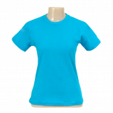 Camiseta baby look azul bebe personalizada