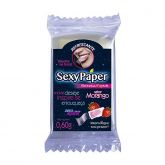 Lâmina do Beijo SexyPaper Morango com 20 Lâminas