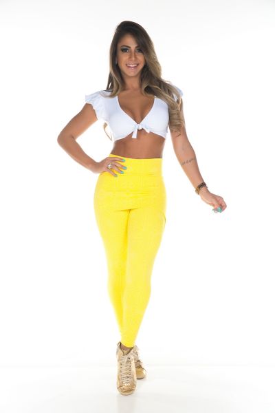 Calça Legging (Jacard Com Sainha)