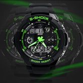 relógio relógio do esporte dual time calendário zonas cronógrafo dos homens #01468751
