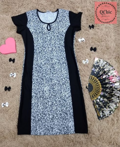 Vestido Tubinho Modelo Lindo Moda Evangélica