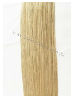 Aplique de Cabelo Sintético Tic Tac 50 cm - Loiro Claro Liso (25T613)