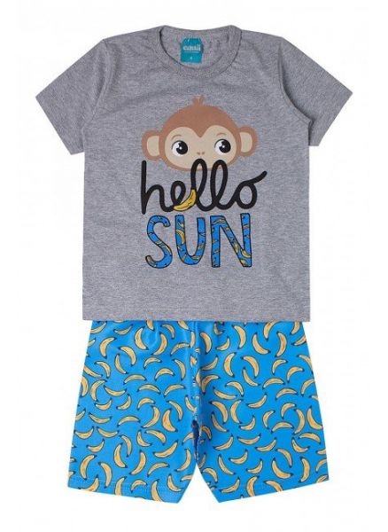 Conjunto Infantil Menino Cinza