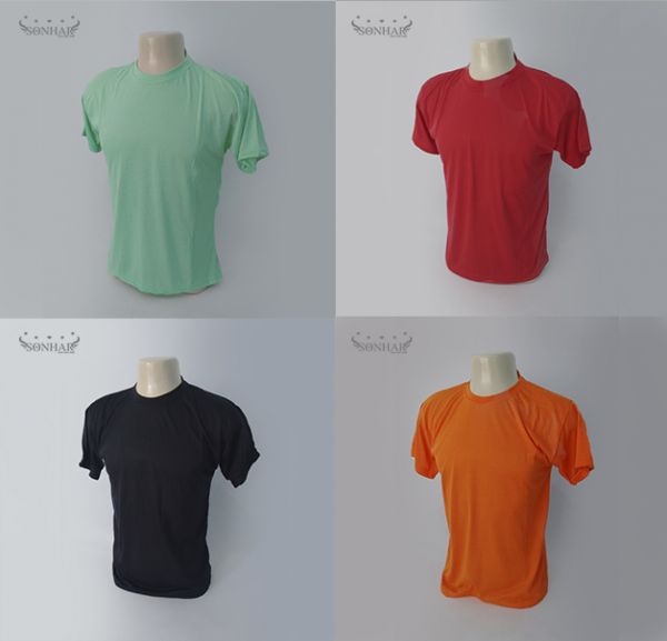 CAMISETAS LISA MALHA FRIA - TAMANHO G -  COD. 4