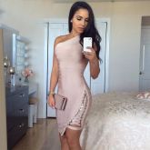 Vestido Bandage lace Up