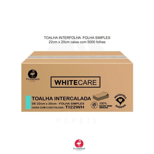 TOALHA INTERFOLHA WHITECARE 5.000 fls.