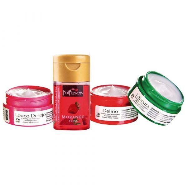 KIT SEDUÇÃO FUNCIONAL HOT FLOWERS