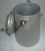 Tarro de leite em alumínio com porta-cadeado- MIX002