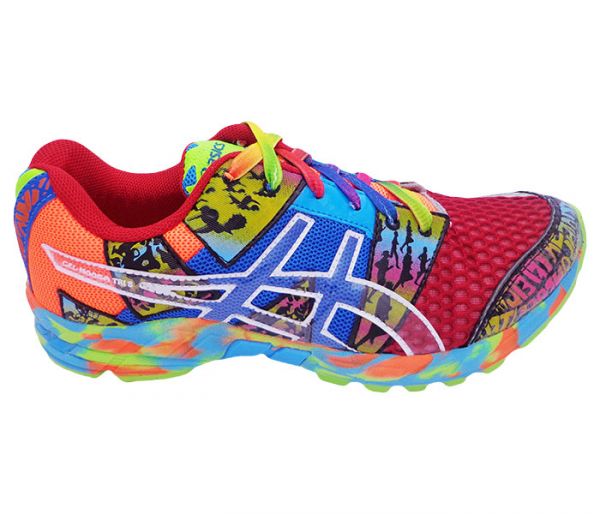 Tênis Asics Gel Noosa Tri 8 Laranja, Azul e Vermelho MOD:11545 [Réplica]