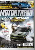 Revista Importada Motor Trend 72 2019 Dodge VS Ferrari Estados Unidos Americana em Inglês