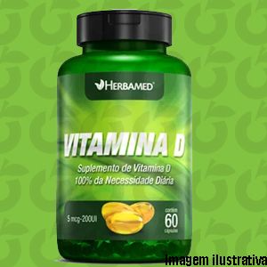 Vitamina D 45mg 60 Cápsulas Herbamed