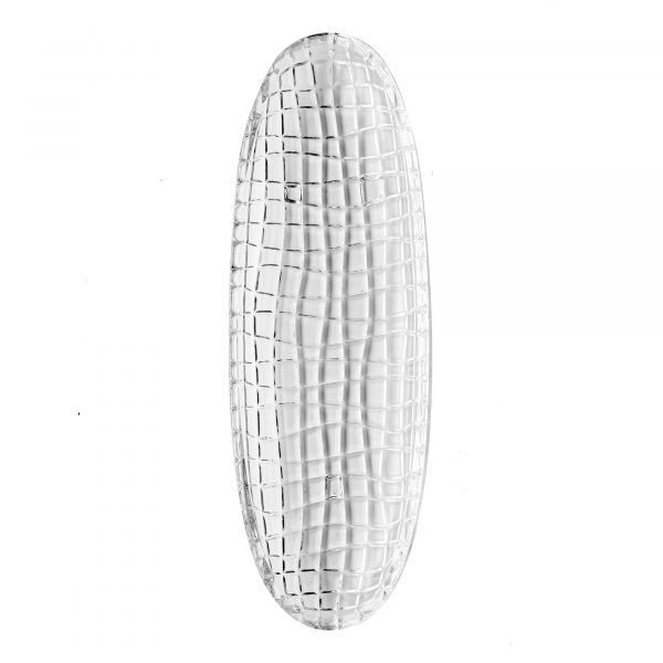 Travessa Quadrix 30cm x 10,5cm x 2,5cm Vidro - Lyor