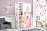 Roupeiro Lara Princesa 2P Branco.Rosa J A Moveis